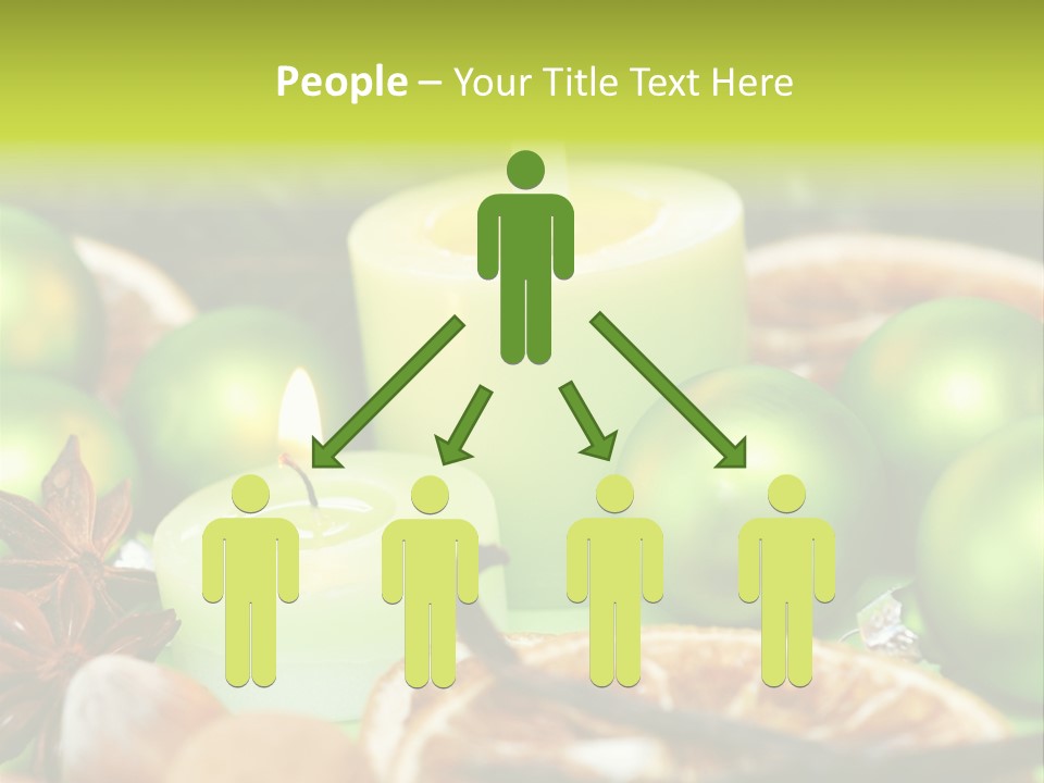 Pine Branch Fir Christmas PowerPoint Template