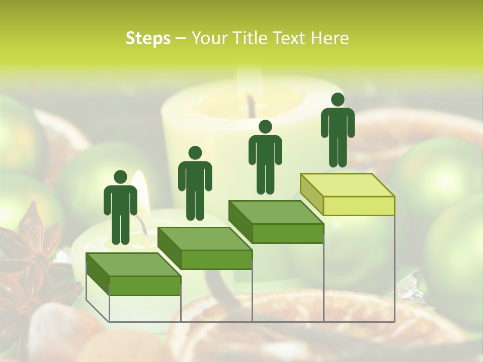 Pine Branch Fir Christmas PowerPoint Template