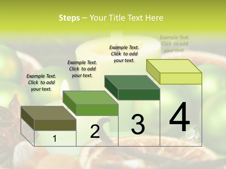 Pine Branch Fir Christmas PowerPoint Template