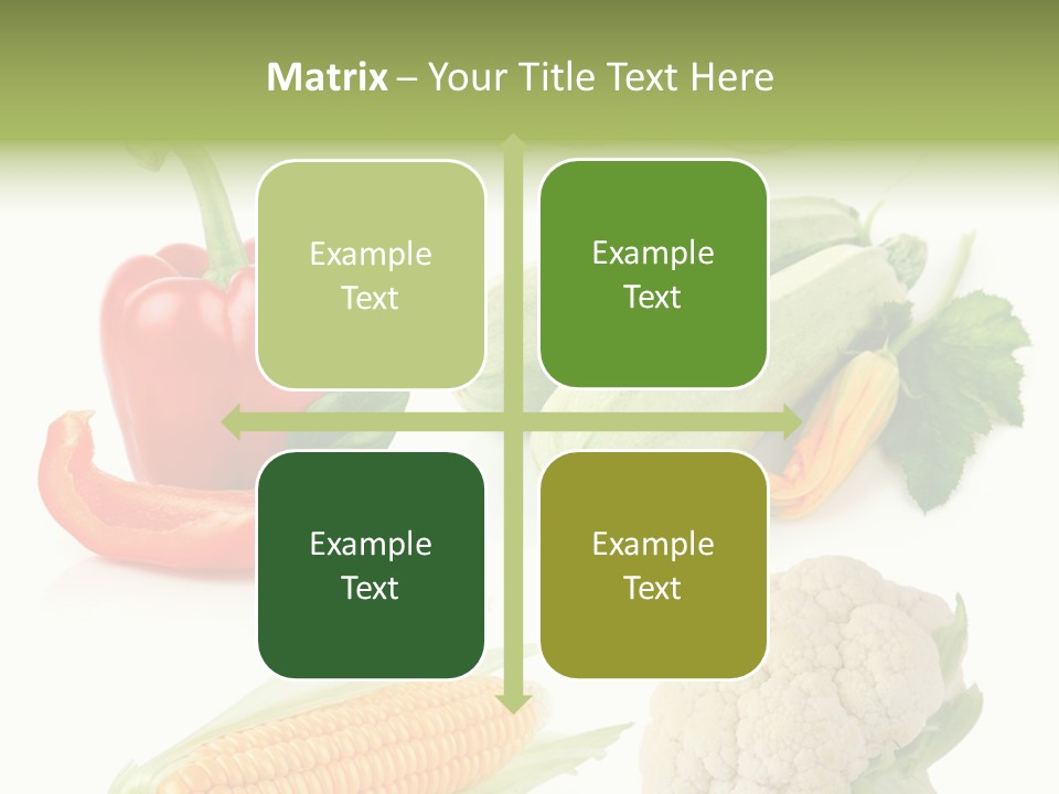 Corn Radish Natural PowerPoint Template