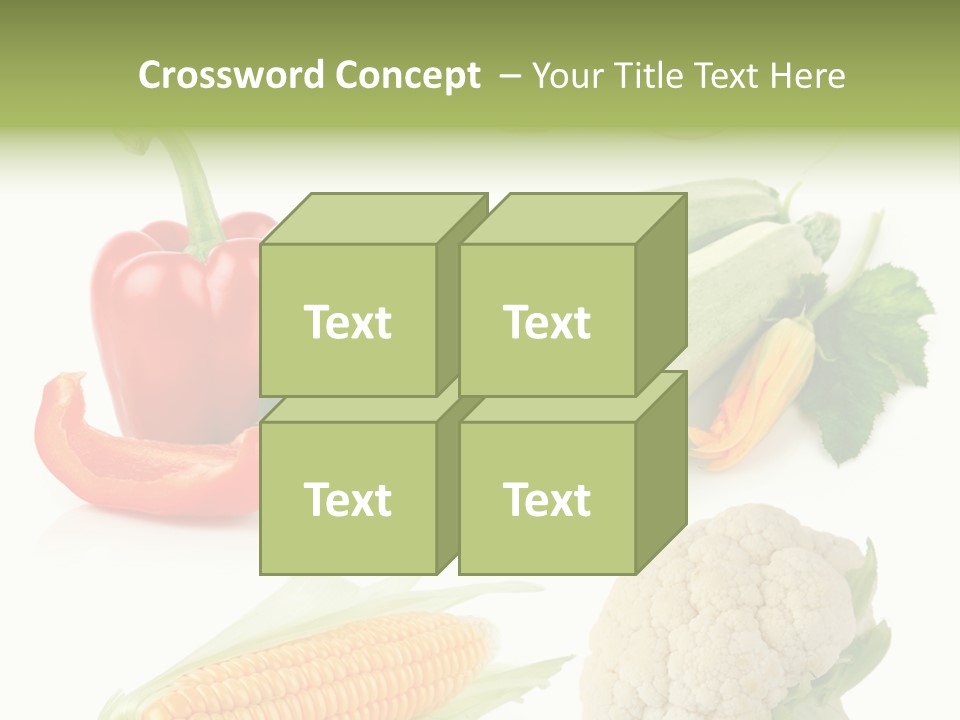 Corn Radish Natural PowerPoint Template