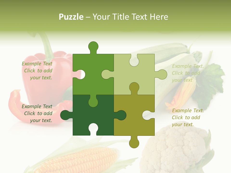 Corn Radish Natural PowerPoint Template