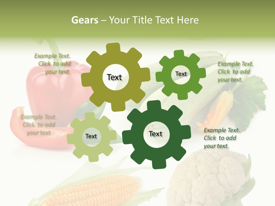 Corn Radish Natural PowerPoint Template