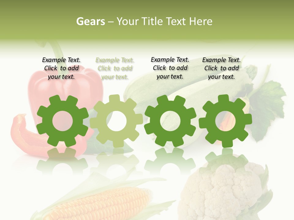 Corn Radish Natural PowerPoint Template