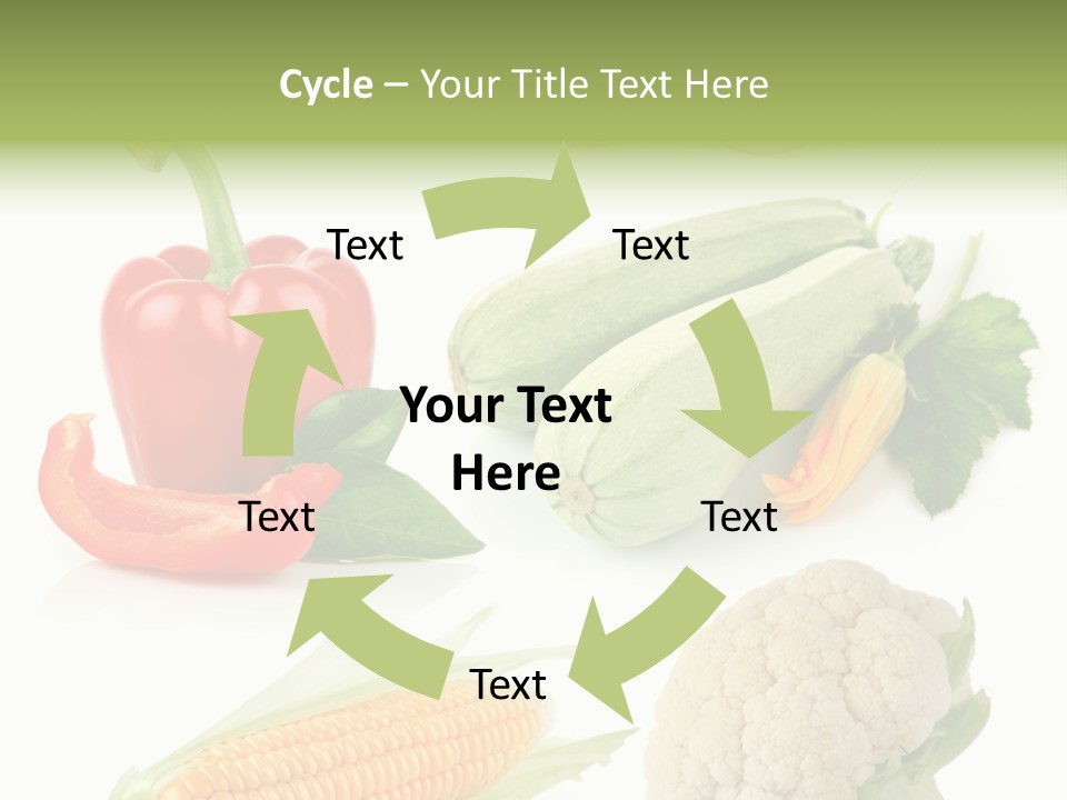 Corn Radish Natural PowerPoint Template