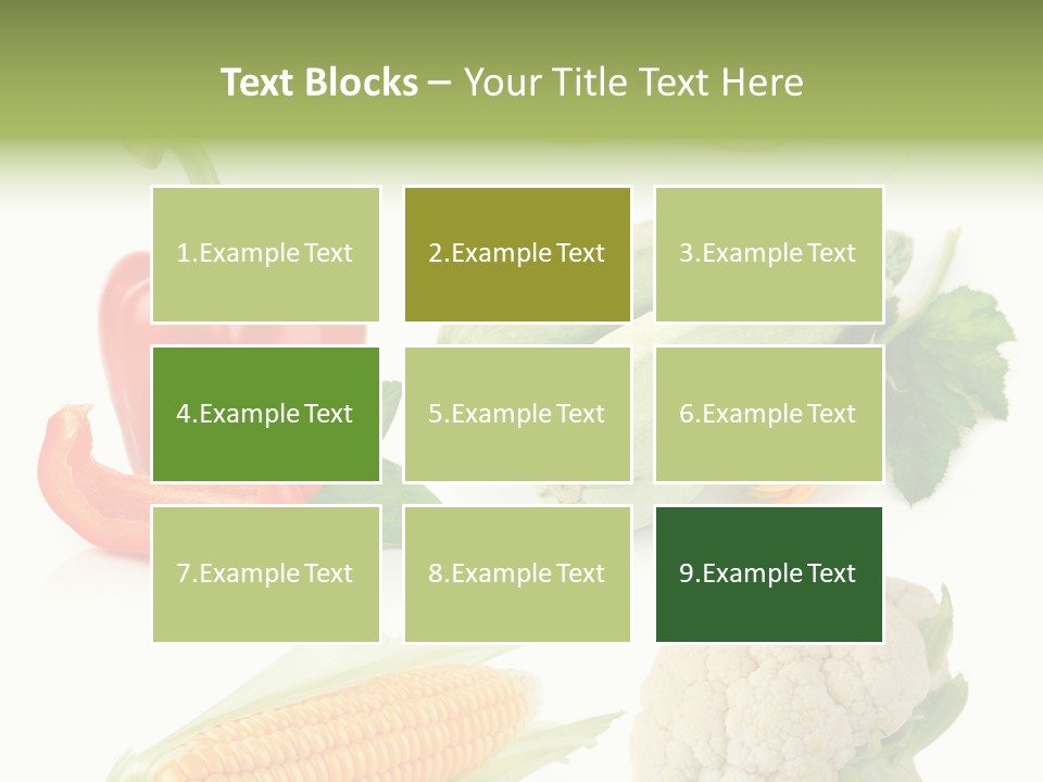 Corn Radish Natural PowerPoint Template