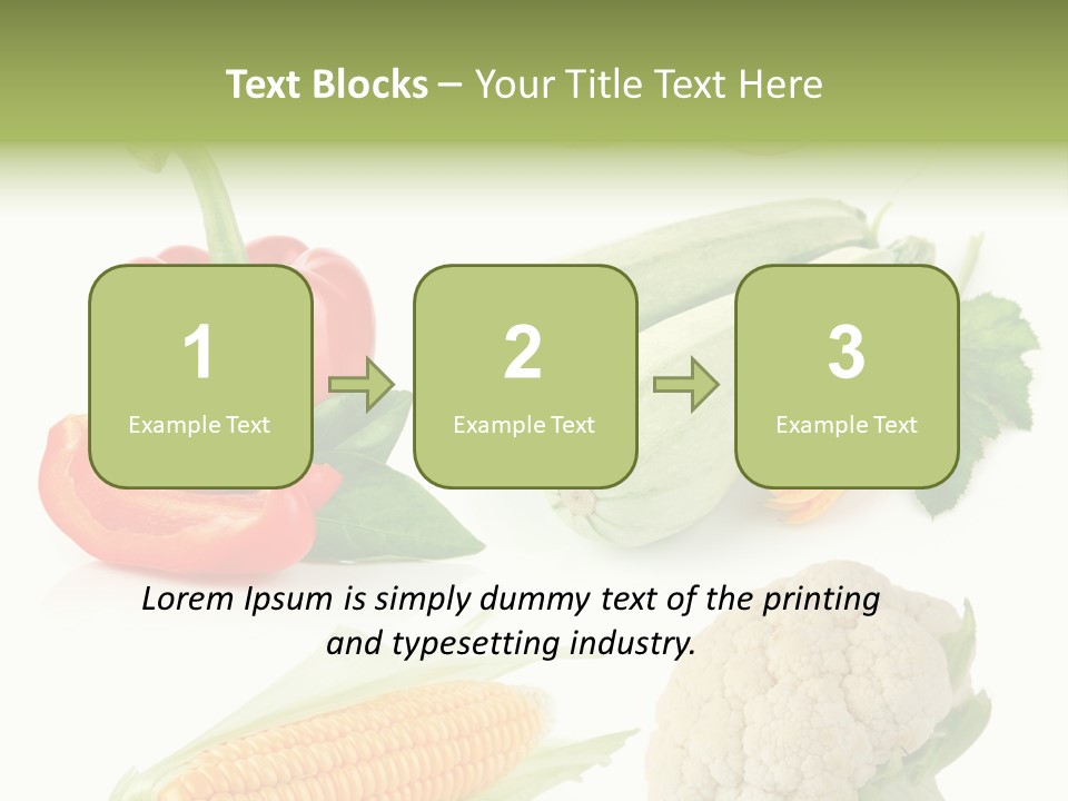 Corn Radish Natural PowerPoint Template