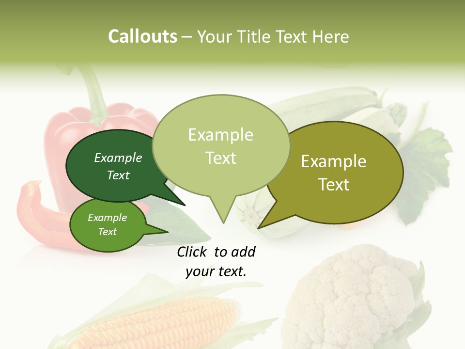 Corn Radish Natural PowerPoint Template