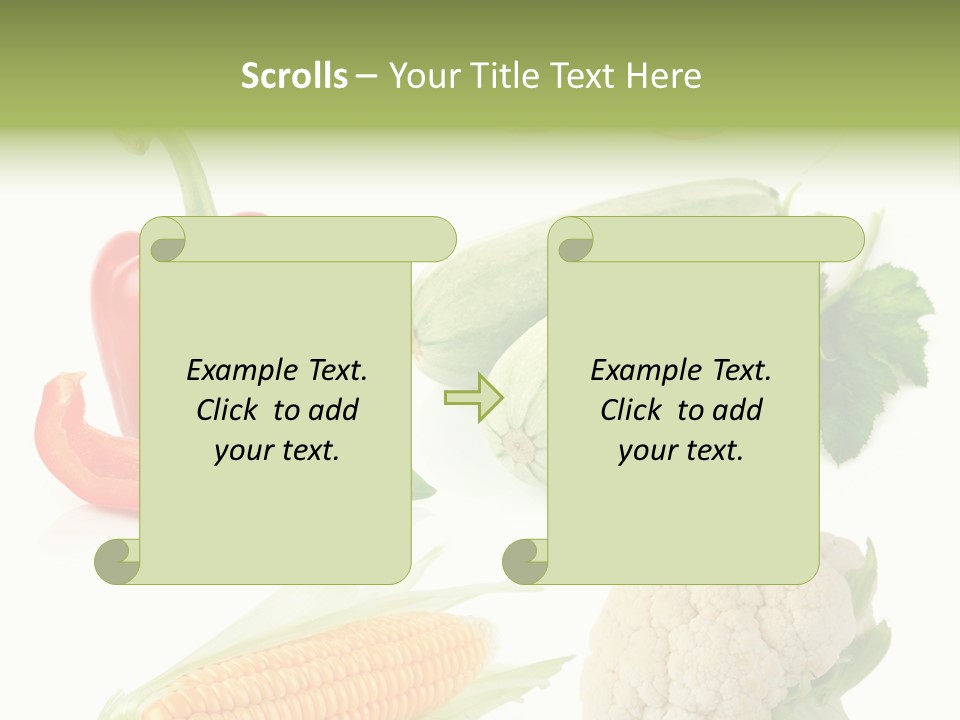 Corn Radish Natural PowerPoint Template