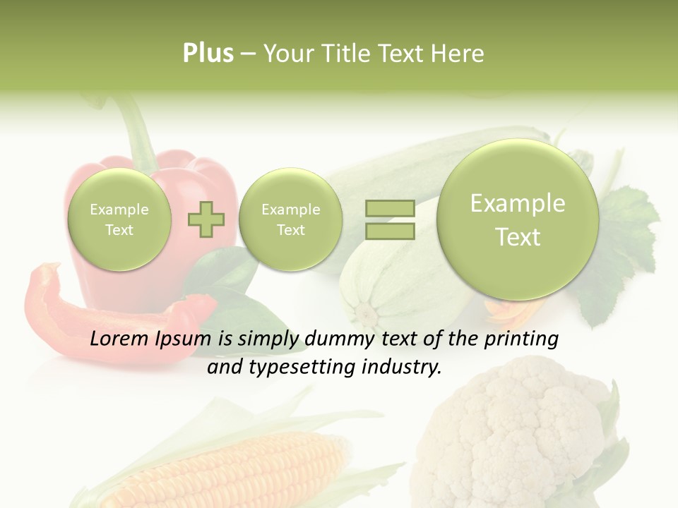 Corn Radish Natural PowerPoint Template