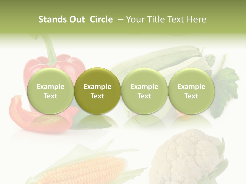 Corn Radish Natural PowerPoint Template