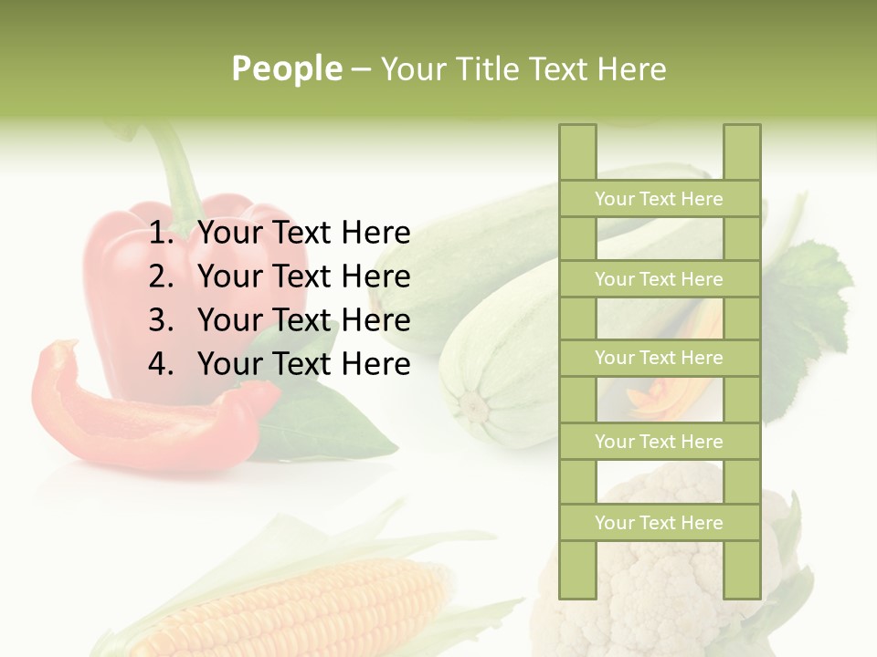 Corn Radish Natural PowerPoint Template