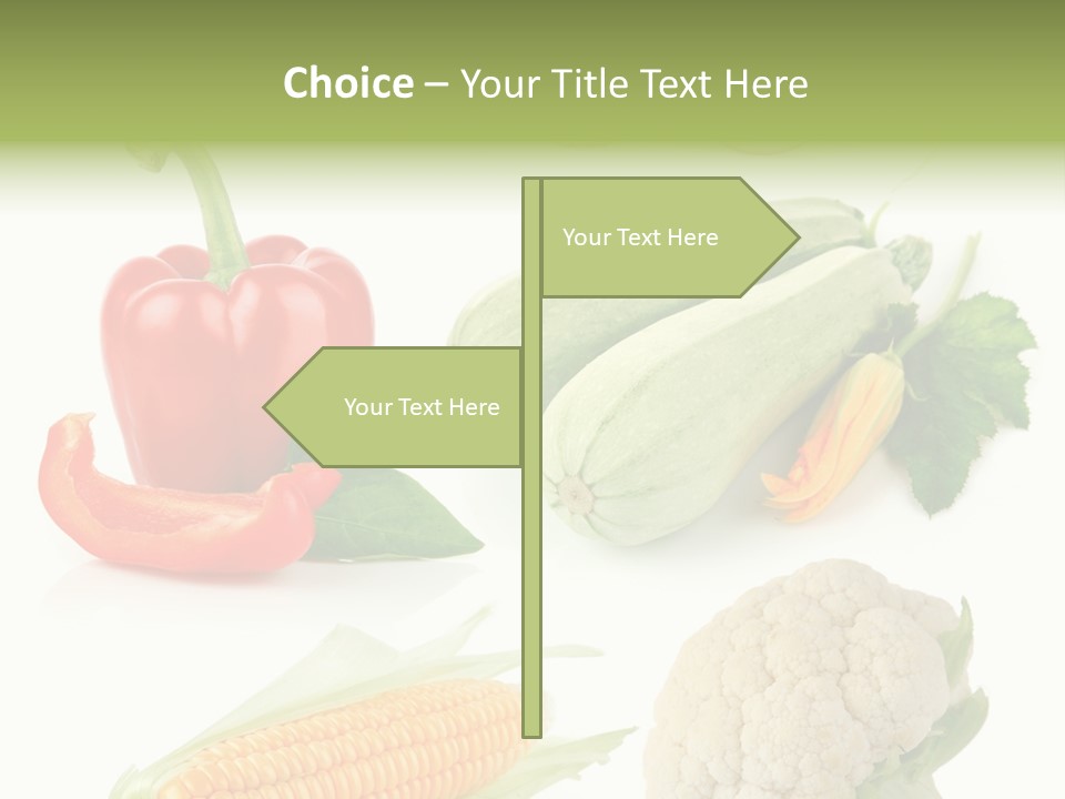Corn Radish Natural PowerPoint Template
