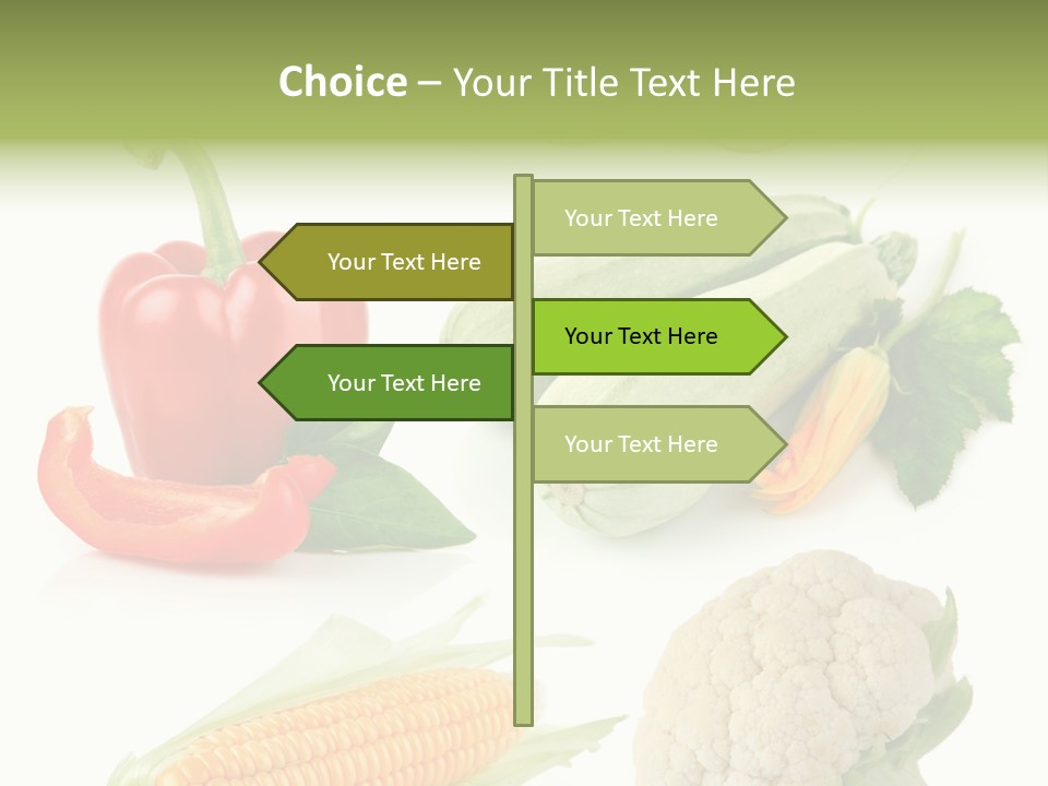 Corn Radish Natural PowerPoint Template