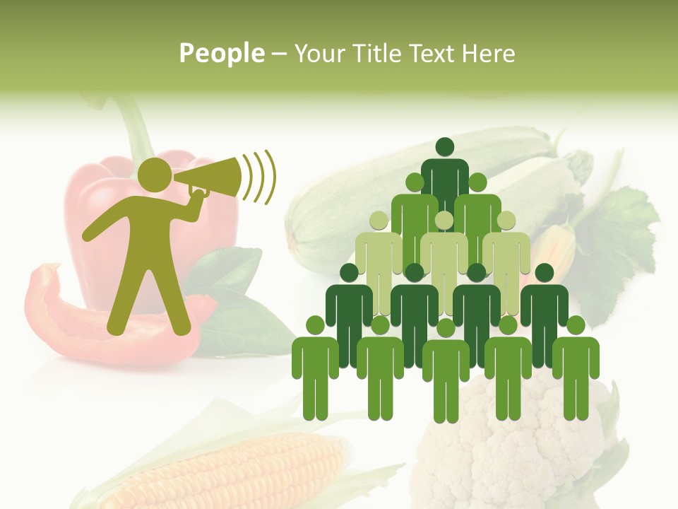 Corn Radish Natural PowerPoint Template