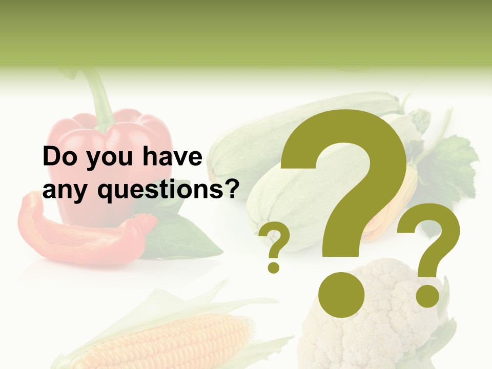 Corn Radish Natural PowerPoint Template