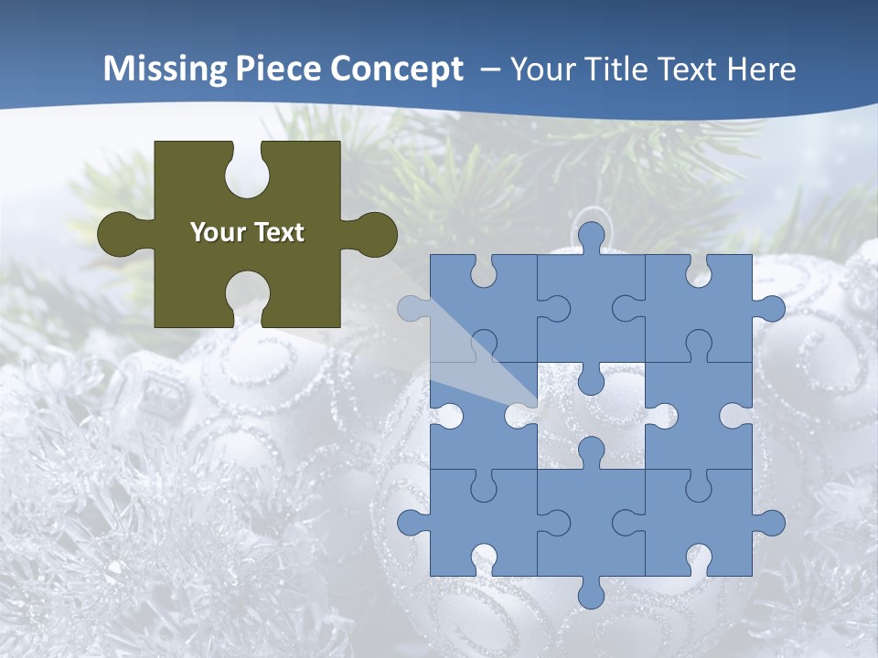 Hanging Bulb Reflection PowerPoint Template