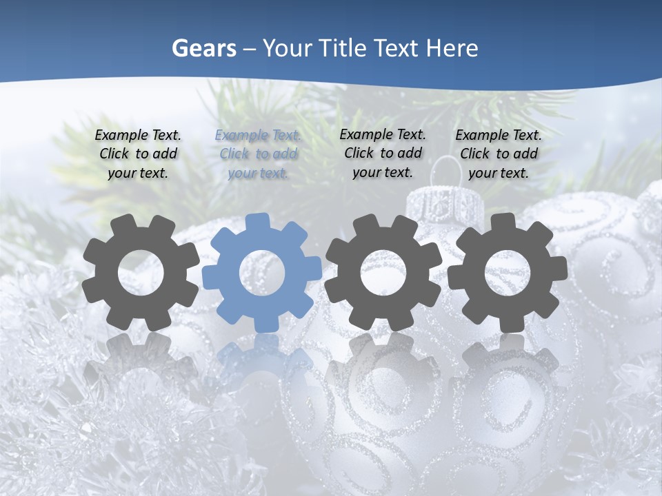 Hanging Bulb Reflection PowerPoint Template