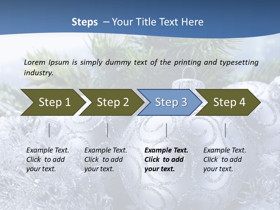 Hanging Bulb Reflection PowerPoint Template