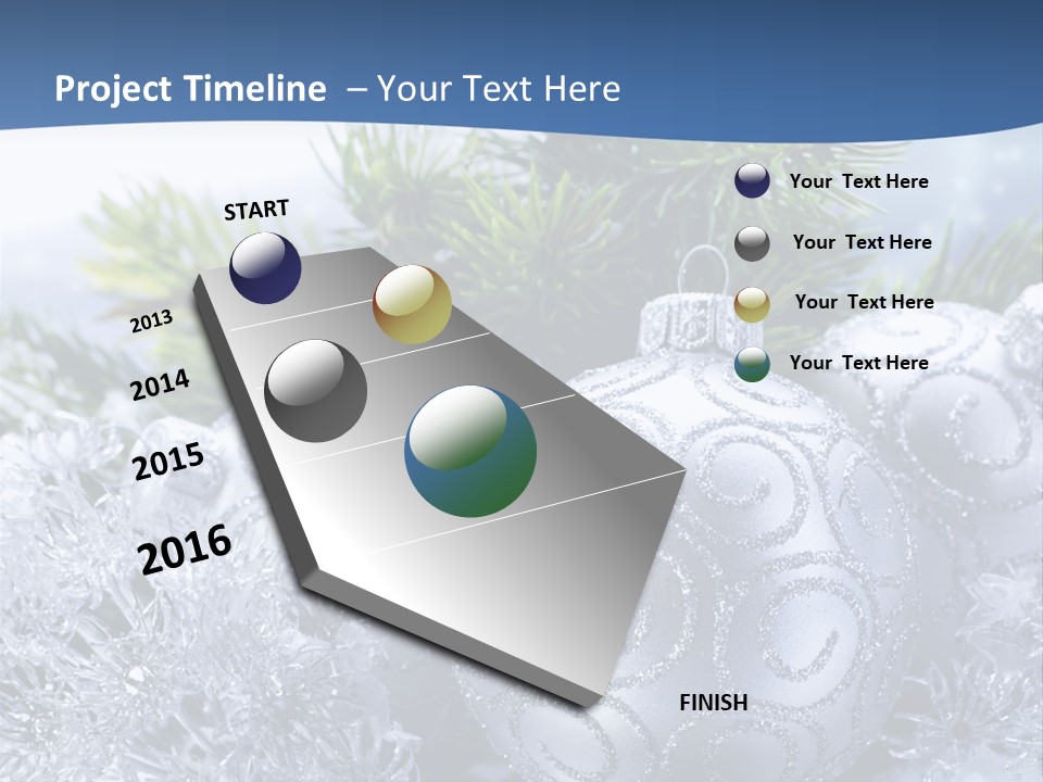 Hanging Bulb Reflection PowerPoint Template