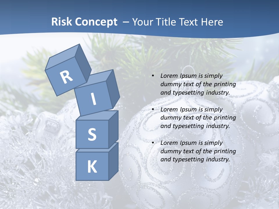 Hanging Bulb Reflection PowerPoint Template