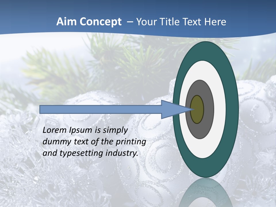 Hanging Bulb Reflection PowerPoint Template