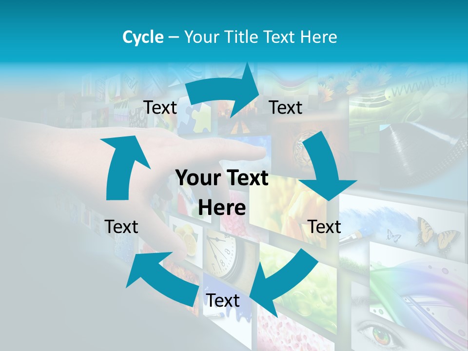 Image Hand Technology PowerPoint Template