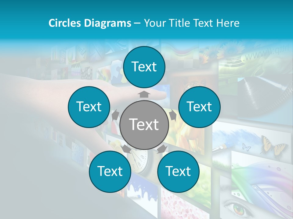 Image Hand Technology PowerPoint Template