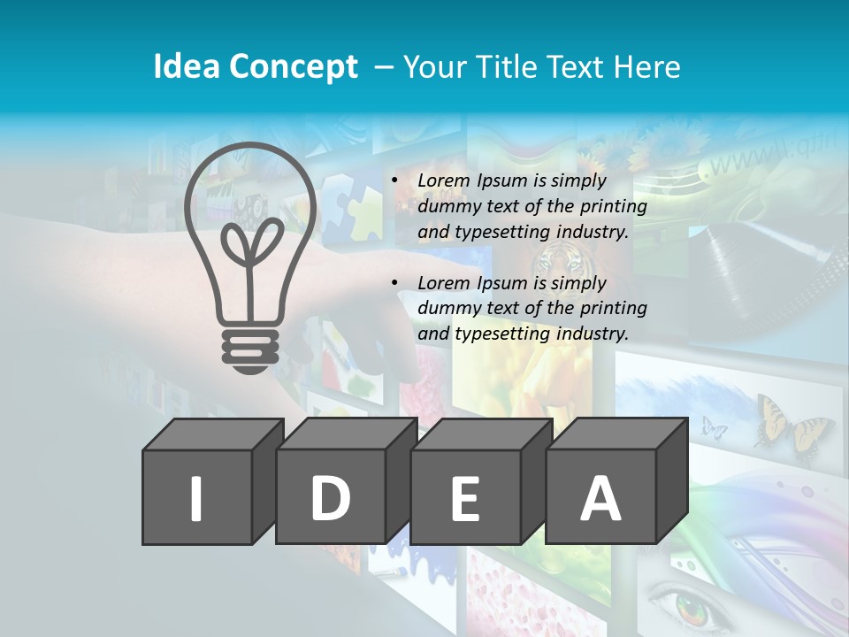 Image Hand Technology PowerPoint Template