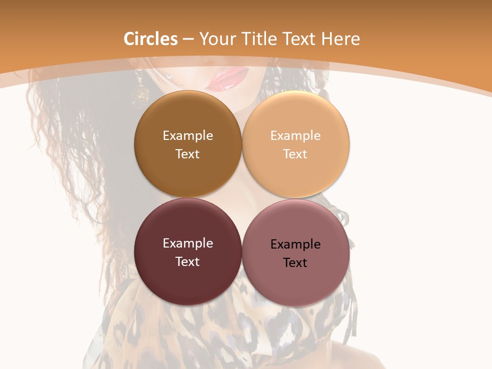 Alluring Woman Emotion PowerPoint Template