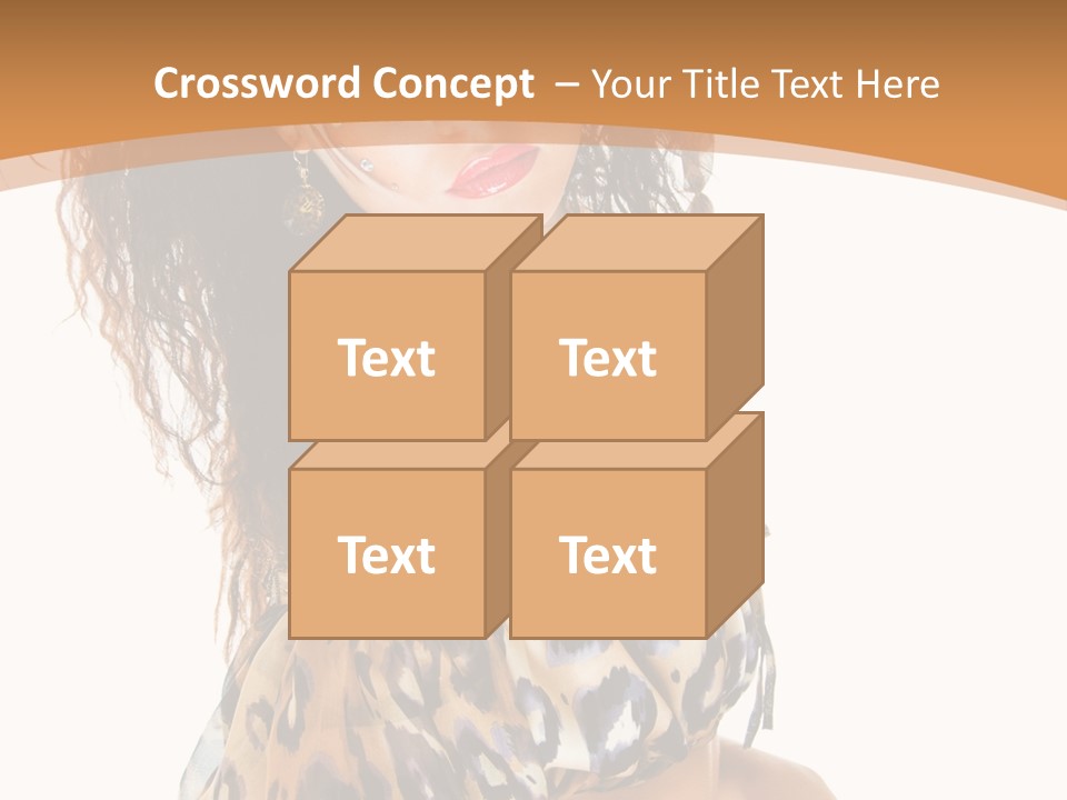 Alluring Woman Emotion PowerPoint Template