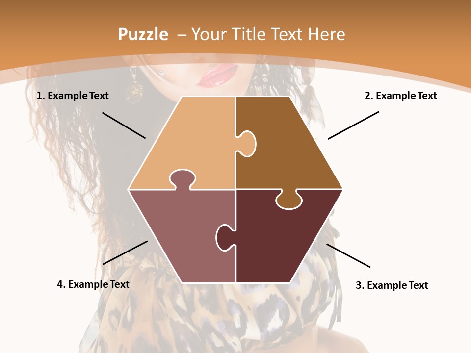 Alluring Woman Emotion PowerPoint Template