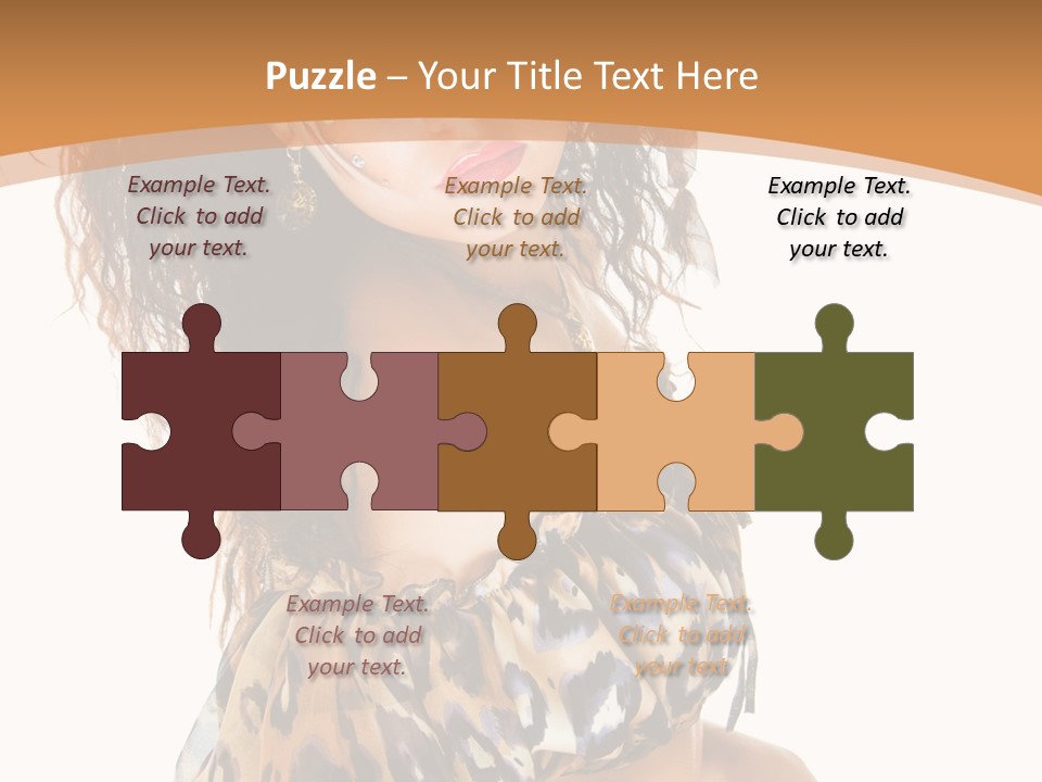 Alluring Woman Emotion PowerPoint Template