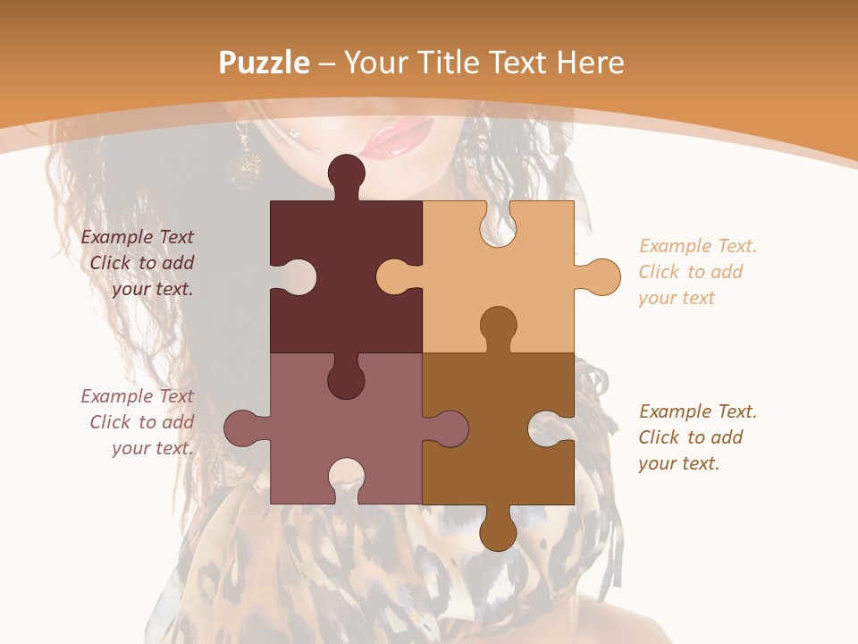 Alluring Woman Emotion PowerPoint Template