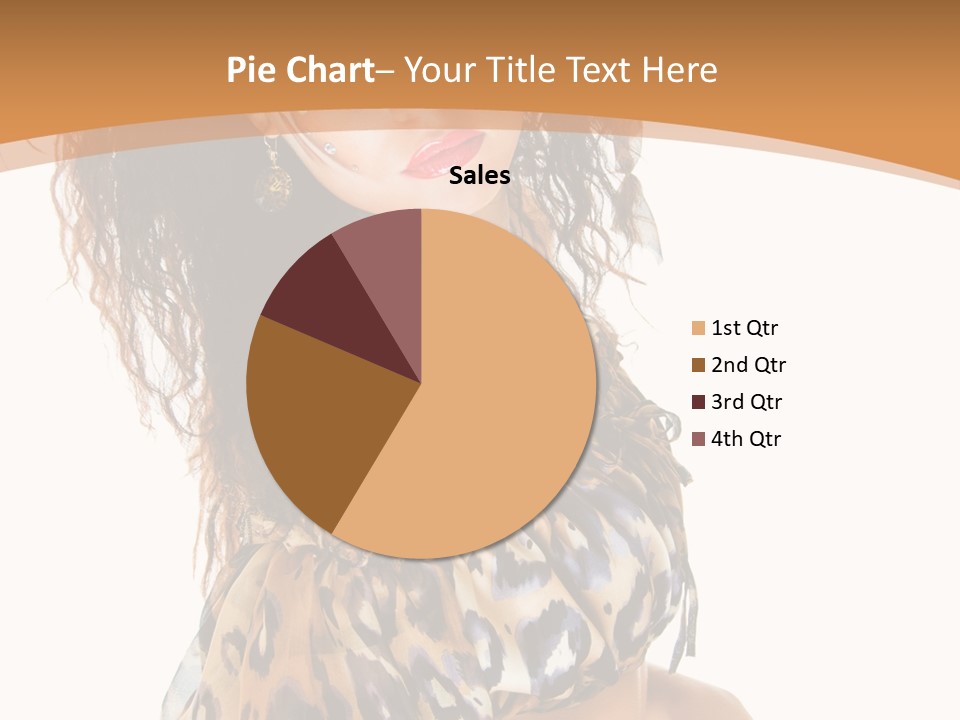 Alluring Woman Emotion PowerPoint Template