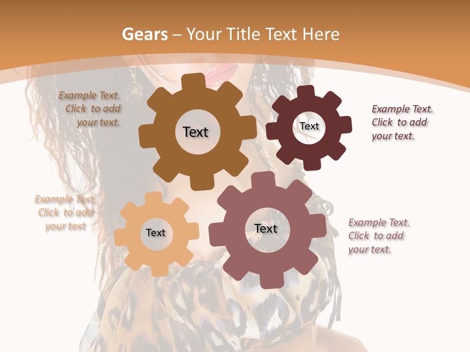 Alluring Woman Emotion PowerPoint Template