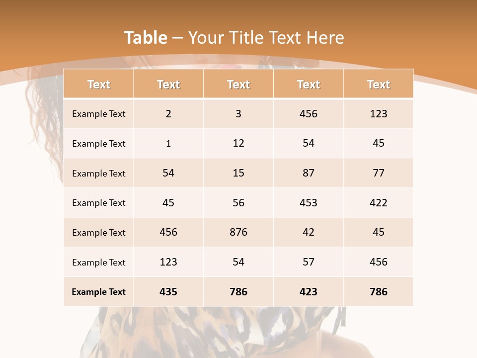 Alluring Woman Emotion PowerPoint Template