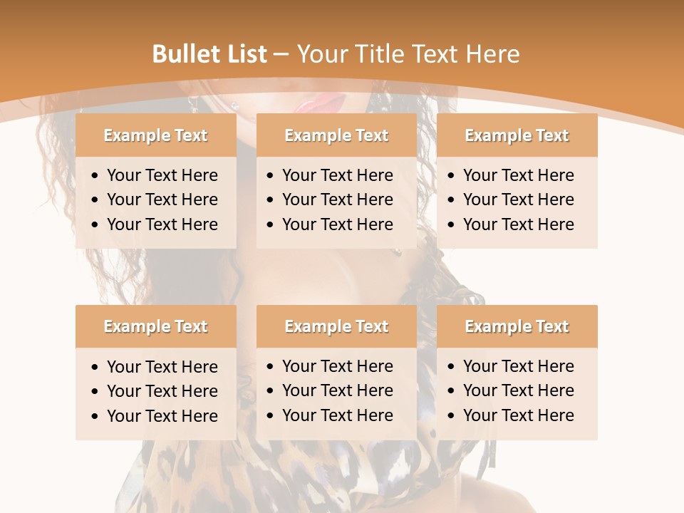 Alluring Woman Emotion PowerPoint Template