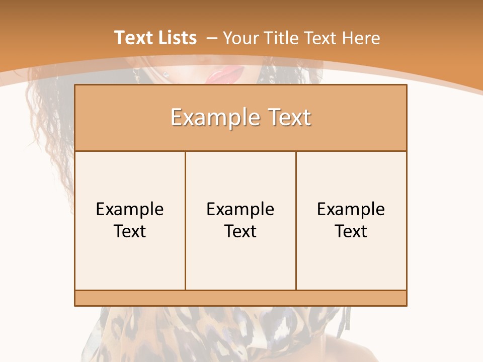 Alluring Woman Emotion PowerPoint Template