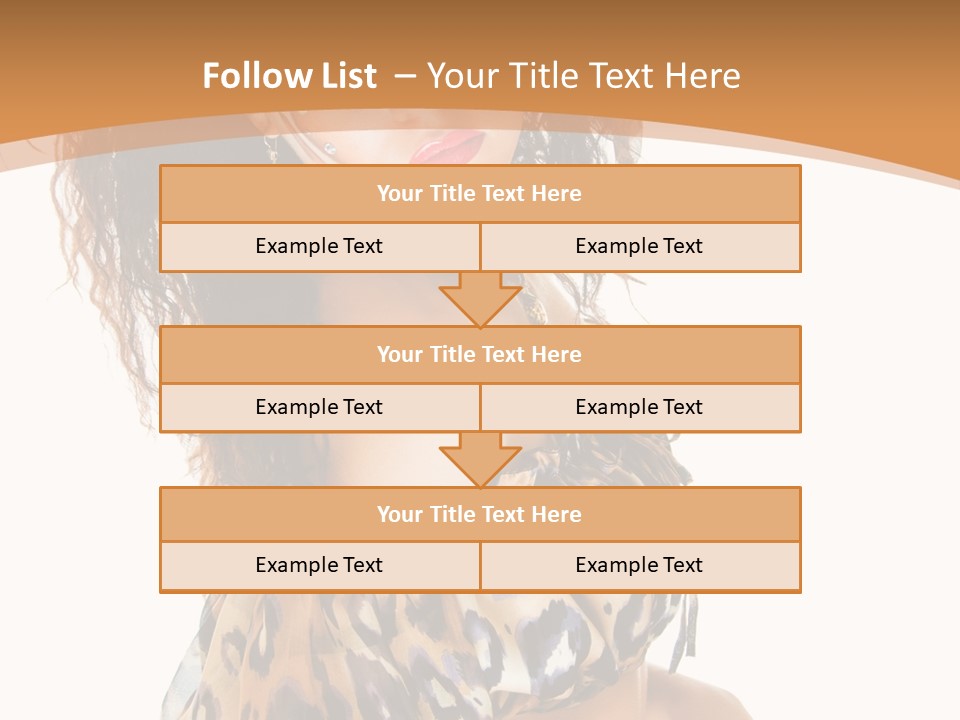 Alluring Woman Emotion PowerPoint Template