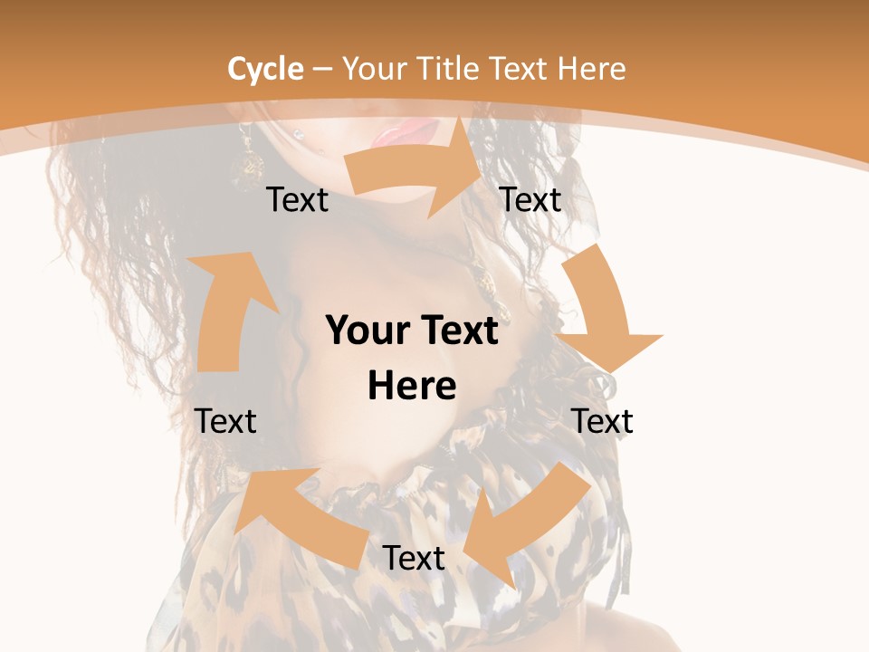 Alluring Woman Emotion PowerPoint Template