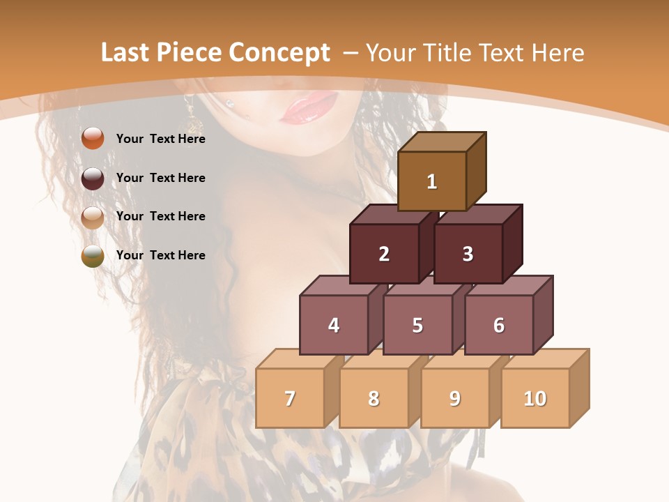 Alluring Woman Emotion PowerPoint Template