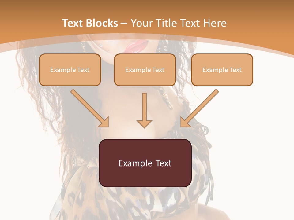 Alluring Woman Emotion PowerPoint Template