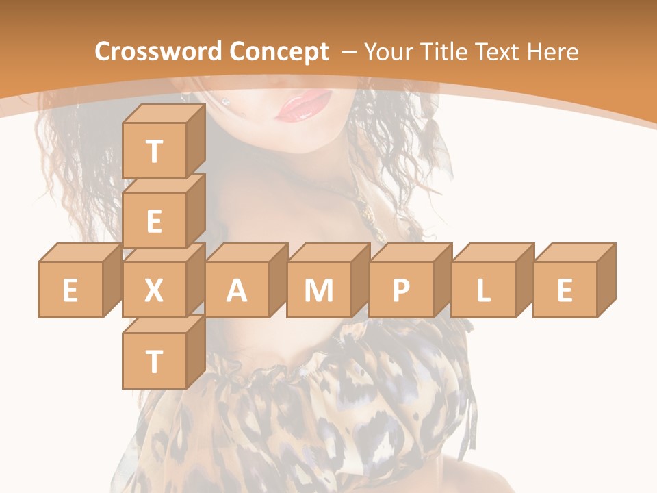 Alluring Woman Emotion PowerPoint Template