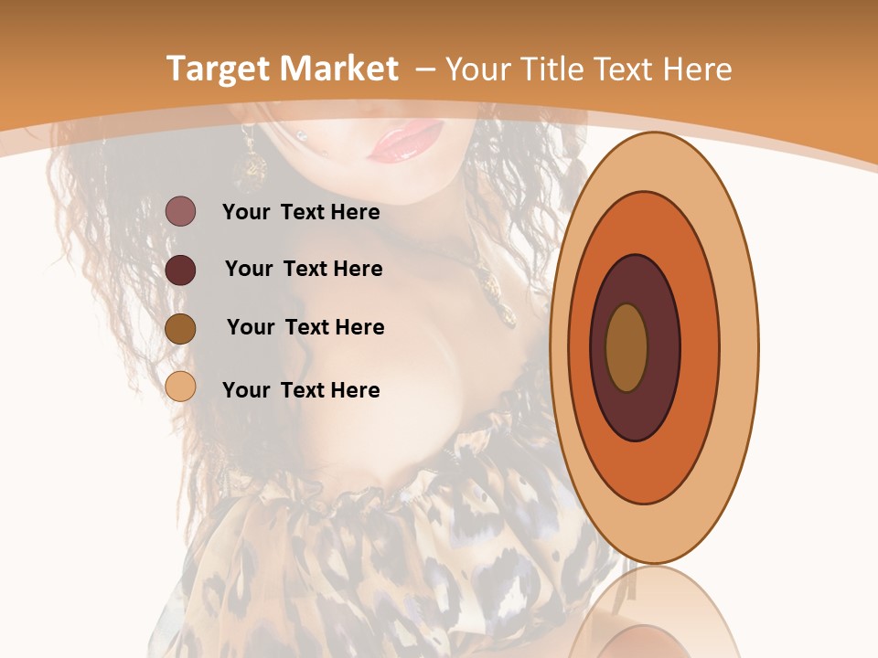 Alluring Woman Emotion PowerPoint Template