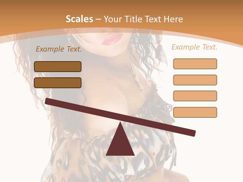 Alluring Woman Emotion PowerPoint Template