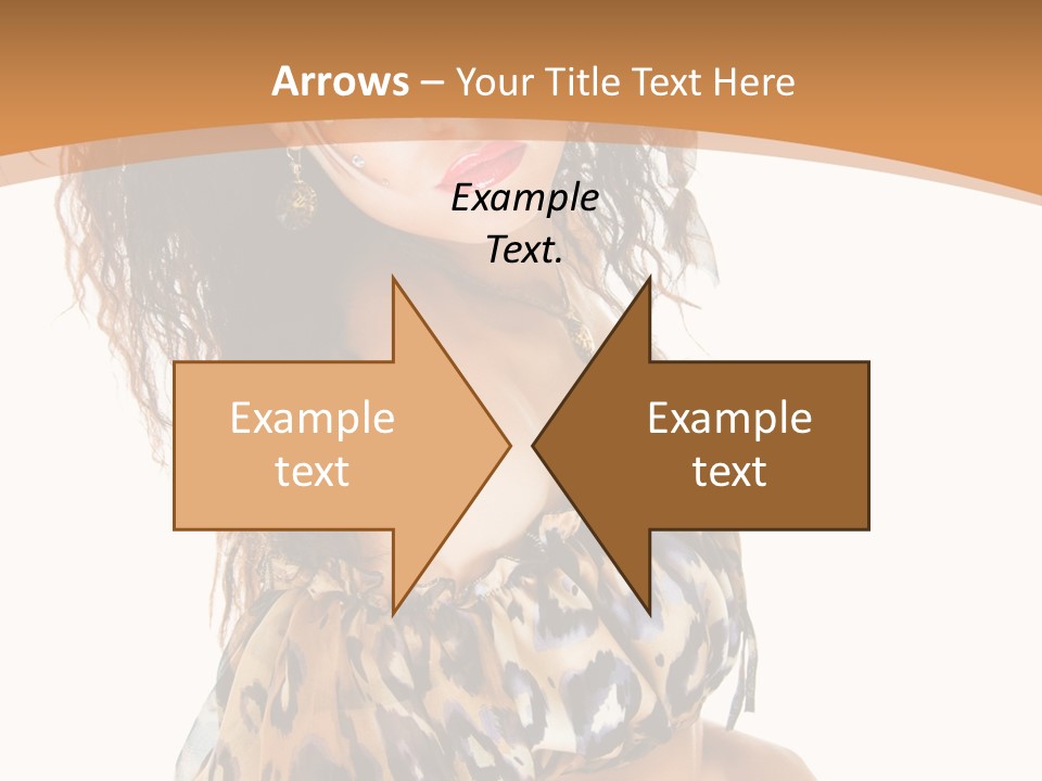 Alluring Woman Emotion PowerPoint Template