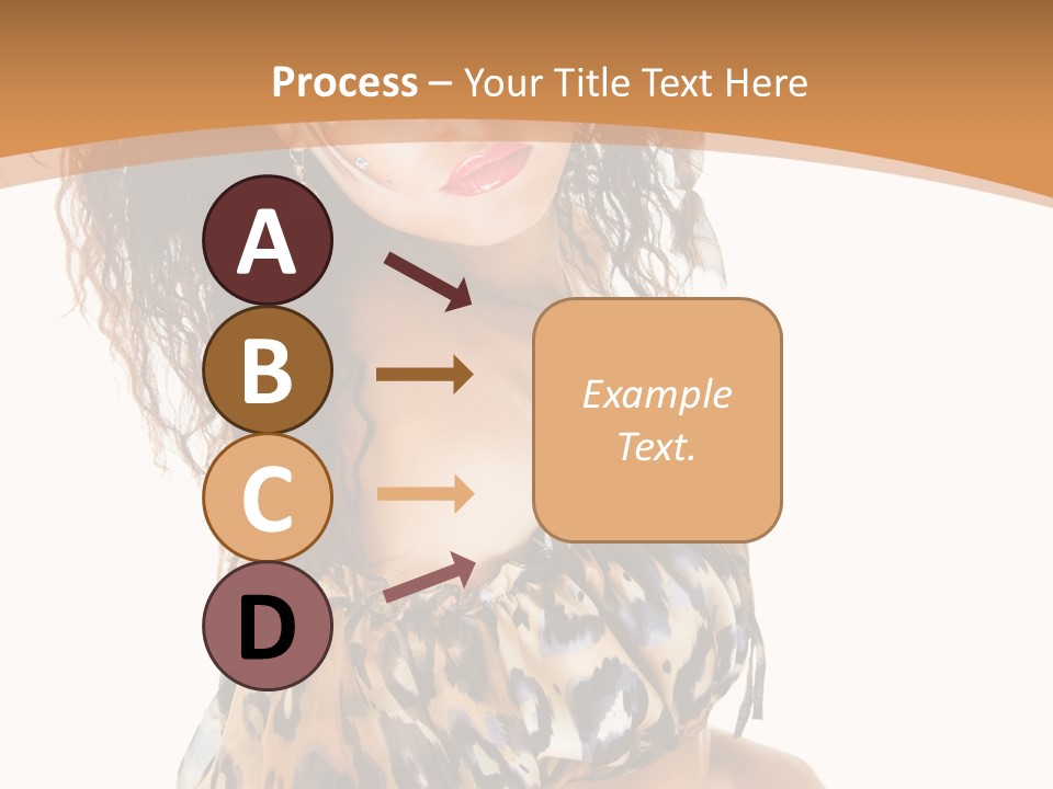 Alluring Woman Emotion PowerPoint Template