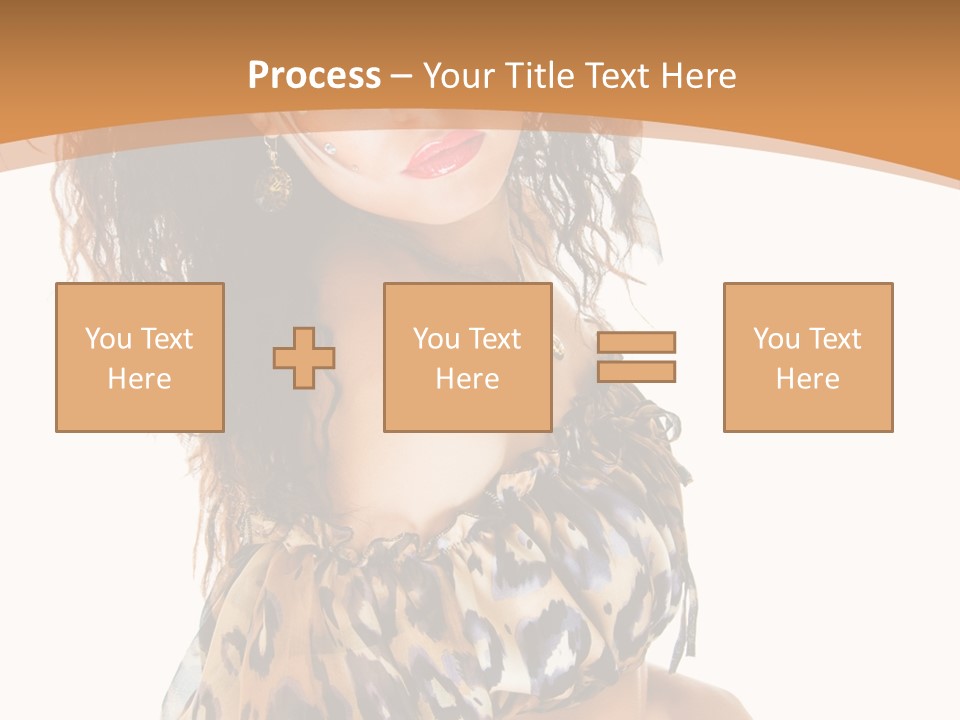 Alluring Woman Emotion PowerPoint Template
