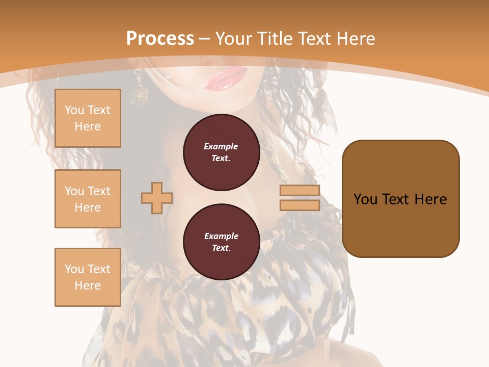 Alluring Woman Emotion PowerPoint Template